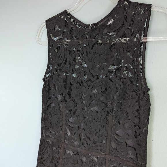 Jill Stuart Black Lace Shift Cocktail Dress, Sz 6, EUC - Picture 5 of 6